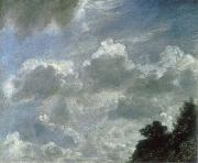 John Constable Study of clouds at Hampstead oil on canvas